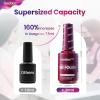 imageBeetles Pro Shimmer Gel Polish  Emotional Support Red Cherry Mocha Burgundy Color 20ML Glitter Gel Polish UV Nail Lamp Cure Needed Nail Arts SalonQuality Shine Long LastingEmotional Support Red