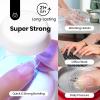imageBeetles Super Strong Nail Glue 10g for Press On Nails No Uv Lamp Needed Quick Drying Long Lasting Easy Control Semi Solid Nail Glue for False Acrylic Nails72 2PCS 15ml HEMAFree Nail Glue