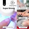 imageBeetles Super Strong Nail Glue for Press On Nails No UV Light Needed 2Pcs 10g Quick Drying Semi Solid Nail Glue Strong Hold for False amp Acrylic Nails34 1Pcs HemaFree Nail Glue Gel