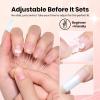 imageBeetles Super Strong Nail Glue for Press On Nails No UV Light Needed 2Pcs 10g Quick Drying Semi Solid Nail Glue Strong Hold for False amp Acrylic Nails032Pcs UVFree Semi Solid Nail Glue