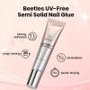 imageBeetles Super Strong Nail Glue for Press On Nails No UV Light Needed 2Pcs 10g Quick Drying Semi Solid Nail Glue Strong Hold for False amp Acrylic Nails032Pcs UVFree Semi Solid Nail Glue