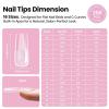 imageBeetles Tipex Lite PreBuilt Apex Nail Tips Kit Square Short 256pcs 16 Sizes with Tipex Nail Glue Dehydrator Primer Base amp Top Coat Mini UV Lamp AllinOne Gel Nail Kit2BTipex LiteSquare Long 256pcs