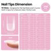 imageBeetles Tipex Lite PreBuilt Apex Nail Tips Kit Square Short 256pcs 16 Sizes with Tipex Nail Glue Dehydrator Primer Base amp Top Coat Mini UV Lamp AllinOne Gel Nail Kit2ETipex LiteSquare Short 256pcs