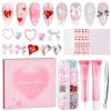 C2-Heart & Charm Nail Art Kit