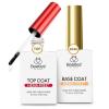 Clear Hema Free Gel Top and Base Coat 2Pcs