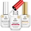 3 Pcs Gel Base and Top Coat&Matte top coat
