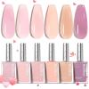 imageBeetles Pastel Nail Polish Set  Butter Kiss 6 Colors Glitter Spring Nail Polish Quick Dry Set Spring Nails Art Long Lasting Shine DIY Manicure Easter Nails Gift for Her0Velvet Glow
