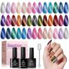 imageBeetles Pink Gel Polish Set  Loves Prism 25 Color Pink Gel Polish Set with Nail Tools White Red Glitter Pearl Spring Nail Gel Salon DIY Soak Off UV Nail Lamp Easter Gifts for Women00Stellar Mirage