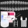 0-4-Amond Short 504pcs (Etch X Nail Tips Kit)