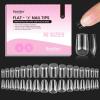 1-7-Short Square Coffin 320pcs (Flat-X Nail Tips)