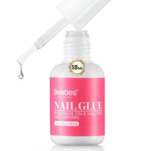 imageBeetles Cat Eye Press On Nails  Enchanted Aurora  7 Colors Medium Almond Press On Nails  16 Sizes 224 Pcs Natural Salon Quality For Red Blue Purple Nails St Patrick DayZ18ML Super Strong Nail Glue