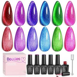 imageBeetles Easter Gel Polish Set  Blush Cotton 6 Colors Pink Gel Polish Set Jelly Glitter Pearl Nude Hot Pink Spring Easter Nails Salon Long Lasting Soak Off UV LED Nail Lamp Gifts for Her00Youth Radiance