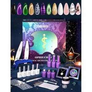 imageBeetles Pink Gel Polish Set  Loves Prism 25 Color Pink Gel Polish Set with Nail Tools White Red Glitter Pearl Spring Nail Gel Salon DIY Soak Off UV Nail Lamp Easter Gifts for Women000The Ophiuchuss Sign