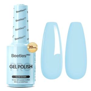 imageBeetles Pro Shimmer Gel Polish  Emotional Support Red Cherry Mocha Burgundy Color 20ML Glitter Gel Polish UV Nail Lamp Cure Needed Nail Arts SalonQuality Shine Long LastingBlue