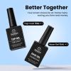 imageBeetles 9 In 1 Nail Glue Gel 2Pcs 20ml Large Size Set for Nail Tips amp Clear PressOn Nails SelfLeveling Extension Gel Designed for Frequent Use DIY amp Salon Ready UVLED Cured00gel base and top coat