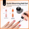 imageBeetles Blooming Gel for Nails  Easy Blooming Nail Art Gel for Floral amp Marble Designs UVLED Cure Soak Off DIY at Home Gift for Women2 Pcs Blooming Nail Gel