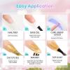 imageBeetles Bubbly Mixology Cat Eye Gel Nail Polish Set  8 Colors Pastel Spring Shimmer Glitter Gel Polish Kit Pink Blue Orange Green Yellow Purple Velvet Gel Soak Off UV DIY Manicure Gift for Women000Bubbly Mixology