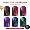 imageBeetles Bubbly Mixology Cat Eye Gel Nail Polish Set  8 Colors Pastel Spring Shimmer Glitter Gel Polish Kit Pink Blue Orange Green Yellow Purple Velvet Gel Soak Off UV DIY Manicure Gift for Women00Brilliant Velvet