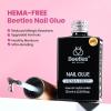 imageBeetles Gel Nail Kit EtchX Coffin Medium 288pcs 12 Sizes Nail Tips 3Pcs 15ml HEMAFree Nail Glue Top Coat amp Base Gel Set with Mini Lamp Press On Nail Long Lasting Extension DIY Set at Home11 Coffin Medium 288pcs Etch X Nail Kit