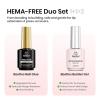 imageBeetles HEMAFREE amp TPO FREE Builder Nail GelPeach Skin 2 Colors Strengthening Nails Building Apex amp Extension Clear amp Jelly Nude Pink Builder Gels for Beginner DIY Salon at Home UV amp LED Lamp NeedHEMA FreeBuilder Gel  Nail Glue