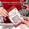 imageBeetles X Press Plus French Tips Press On Nails 16 Sizes 224 Pcs Pastel Short Almond Press On Nails Gel Nail Tips PreApplied Primer Base Coat Soak Off Uv Nail Extension Manicure Gift for WomenZS AlmondChristmas Bow