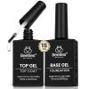 imageBeetles 9 In 1 Nail Glue Gel 2Pcs 20ml Large Size Set for Nail Tips amp Clear PressOn Nails SelfLeveling Extension Gel Designed for Frequent Use DIY amp Salon Ready UVLED Cured00gel base and top coat