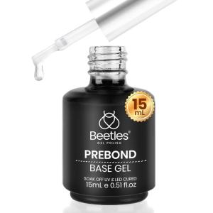 imageBeetles 9 In 1 Nail Glue Gel 2Pcs 20ml Large Size Set for Nail Tips amp Clear PressOn Nails SelfLeveling Extension Gel Designed for Frequent Use DIY amp Salon Ready UVLED Cured2 2 In 1 Upgraded Base coat