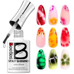 imageBeetles Blooming Gel for Nails  Easy Blooming Nail Art Gel for Floral amp Marble Designs UVLED Cure Soak Off DIY at Home Gift for Women15ml Blooming Gel