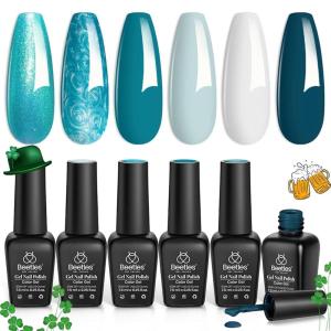imageBeetles Bubbly Mixology Cat Eye Gel Nail Polish Set  8 Colors Pastel Spring Shimmer Glitter Gel Polish Kit Pink Blue Orange Green Yellow Purple Velvet Gel Soak Off UV DIY Manicure Gift for Women011Dazzling Princess