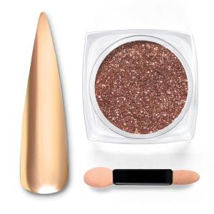 imageBeetles Red Chrome Nail Powder Mirror Effect Chrome Powder for Nails Metallic Red Gel Polish Nail Art DIY Decoration Gifts for WomenGold Nail Powder