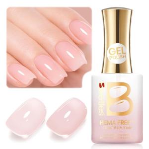 imageBeetles Sweet Crush Glow Pink Cat Eye Gel Nail Polish  15ML Valentines Gel Polish Glitter Pink Cat Eye with Heartshaped Magnet Shimmer Effect Soak Off UV Nail Art DIY Manicure Gifts for Women000Cloud Wisp Nude