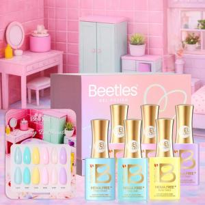imageBeetles Yellow Gel Nail Polish Set  Sunny Pantry with Color Card 6Colors HEMA FREE Yellow Gel Nail Polish Set 15ML051FlOz Same Color Bottle LongLasting Soak Off UV Lamp Summer Spring Nails ArtDreamy Dollhouse