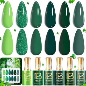 imageBeetles Yellow Gel Nail Polish Set  Sunny Pantry with Color Card 6Colors HEMA FREE Yellow Gel Nail Polish Set 15ML051FlOz Same Color Bottle LongLasting Soak Off UV Lamp Summer Spring Nails ArtNordic Forest