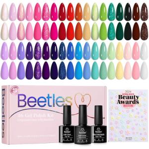 imagebeetles Gel Polish Set  EVeryday Muse Collection 20 Colors 15ML Pink Yellow Blue Spring Colors Gel Set with Base Top Coat Trendy Colors Uv LED Lamp Salon DIY at Home Nails Gifts for WomenVerse of Flower