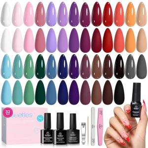 imagebeetles Gel Polish Set  EVeryday Muse Collection 20 Colors 15ML Pink Yellow Blue Spring Colors Gel Set with Base Top Coat Trendy Colors Uv LED Lamp Salon DIY at Home Nails Gifts for Women1Urban Rhythm