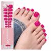 03-S Square Toenails-Berry Pie