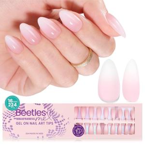 imageBeetles Yellow French Tips Press On Nails 160 Pcs Pastel Spring Press On Nails Short Almond Yellow Fake Nail Tips Soft Nail Gel False Nails Art DIY For Women3Short Almond Ombre