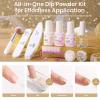 imageBeetles Nail Dip Powder Kit for Building An Apex Clear Dipping Powder with 2 in 1 Base Top Coat Activator Dip System Nail Extension Nail French Manicure Dip Manis Nail Art Kit for Nail StarterLuxury Radiance
