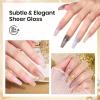 imageBeetles Nail Dip Powder Kit for Building An Apex Clear Dipping Powder with 2 in 1 Base Top Coat Activator Dip System Nail Extension Nail French Manicure Dip Manis Nail Art Kit for Nail StarterLuxury Radiance