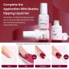 imageBeetles Nail Dip Powder Nude Color 201Oz57g Basic Natural Pastel Dipping Powder Crystal French Nail Art Starter Summer Manicure Salon DIY at Home LongLasting No Lamp Needed Oat MilkBordeaux Style
