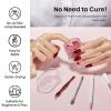 imageBeetles Nail Dip Powder Nude Color 201Oz57g Basic Natural Pastel Dipping Powder Crystal French Nail Art Starter Summer Manicure Salon DIY at Home LongLasting No Lamp Needed Oat MilkBordeaux Style