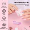 imageBeetles Nail Dip Powder Nude Color 201Oz57g Basic Natural Pastel Dipping Powder Crystal French Nail Art Starter Summer Manicure Salon DIY at Home LongLasting No Lamp Needed Oat MilkClassic Elegance