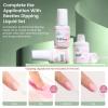 imageBeetles Nail Dip Powder Nude Color 201Oz57g Basic Natural Pastel Dipping Powder Crystal French Nail Art Starter Summer Manicure Salon DIY at Home LongLasting No Lamp Needed Oat MilkUrban Oasis