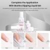 imageBeetles Nail Dip Powder Nude Color 201Oz57g Basic Natural Pastel Dipping Powder Crystal French Nail Art Starter Summer Manicure Salon DIY at Home LongLasting No Lamp Needed Oat MilkCrystal Clear