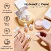imageBeetles Nail Dip Powder Nude Color 201Oz57g Basic Natural Pastel Dipping Powder Crystal French Nail Art Starter Summer Manicure Salon DIY at Home LongLasting No Lamp Needed Oat Milk57g Oat Milk