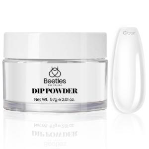 imageBeetles Nail Dip Powder Nude Color 201Oz57g Basic Natural Pastel Dipping Powder Crystal French Nail Art Starter Summer Manicure Salon DIY at Home LongLasting No Lamp Needed Oat Milk57g Glass Glow