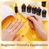 imageBeetles Cat Eye Gel Nail Polish Set 6 Colors Brown Purple Glitter Nude Sparkle Stunning Champagne Burgundy Gold lavender Magnetic Effect Nail U v Gel Polish Art Design Gifts for Women0Daring Glow