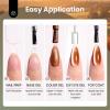 imageBeetles Cat Eye Gel Nail Polish Set 6 Colors Brown Purple Glitter Nude Sparkle Stunning Champagne Burgundy Gold lavender Magnetic Effect Nail U v Gel Polish Art Design Gifts for Women000Golden Mirage