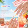 imageBeetles Neon Gel Nail Polish  Beetles Summer Voyage Sunstripe Summer Nails 6 Colors Summer Gel Nail Polish Set Soak Off UV LED Neon Nails LongLasting Manicure Salon DIY for HolidaySunstripe
