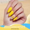 imageBeetles Neon Gel Nail Polish  Beetles Summer Voyage Sunstripe Summer Nails 6 Colors Summer Gel Nail Polish Set Soak Off UV LED Neon Nails LongLasting Manicure Salon DIY for Holiday0Lemon Stripe